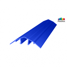 Профиль для поликарбоната ROYALPLAST HCP-U крышка синий 4-10мм 6000мм Профиль для поликарбоната ROYALPLAST HCP-U крышка синий 4-10мм 6000мм