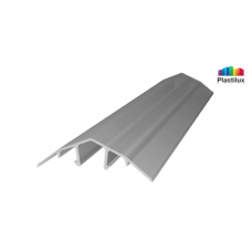 Профиль для поликарбоната ROYALPLAST HCP-U крышка серебро 4-10мм 6000мм Профиль для поликарбоната ROYALPLAST HCP-U крышка серебро 4-10мм 6000мм